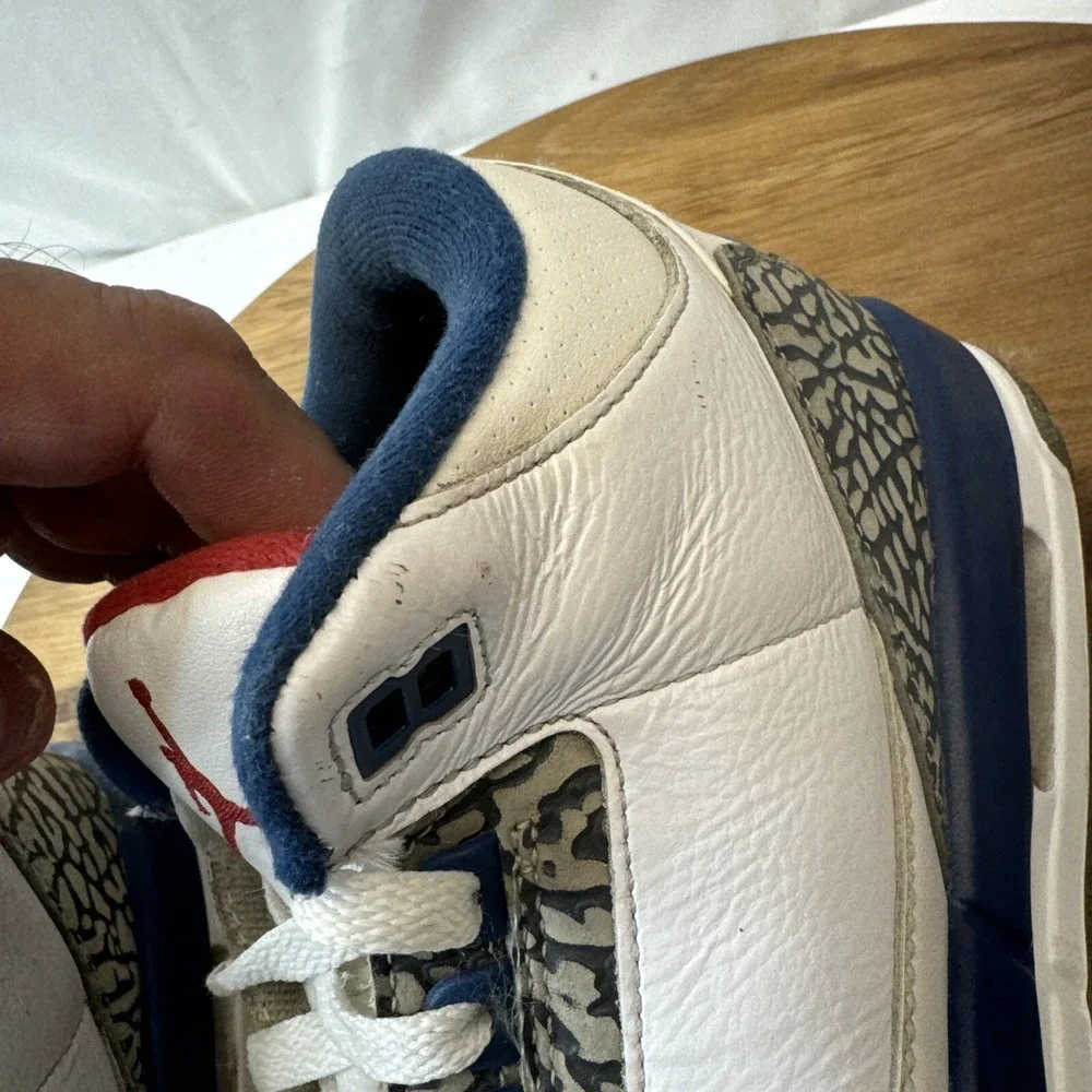 Nike Air Jordan Shoe 854261-106 US Size‎ 6Y Blue/Red/White/Gray
